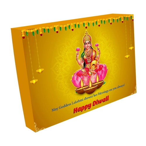 6 + 1 Compartments Standard Gift Box | Sweets or Dry Fruit Bites and Namkeen